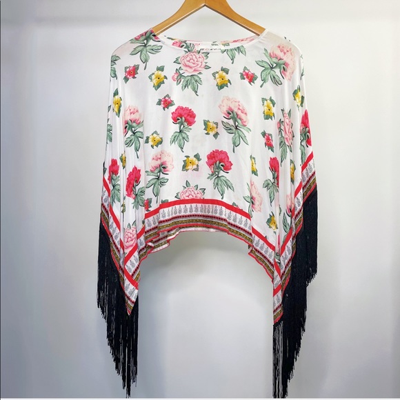 H&M x COACHELLA FRINGE BOHO TOP - Picture 5 of 7